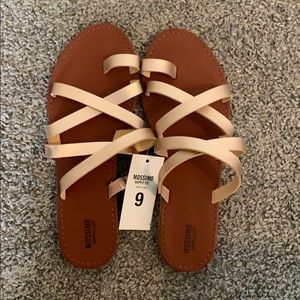 NWT Gold sandals